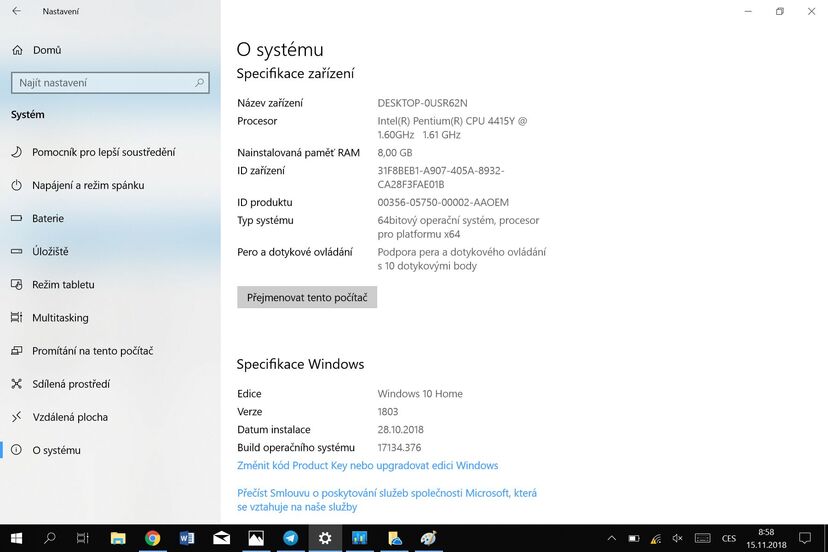 Microsoft Surface Go software