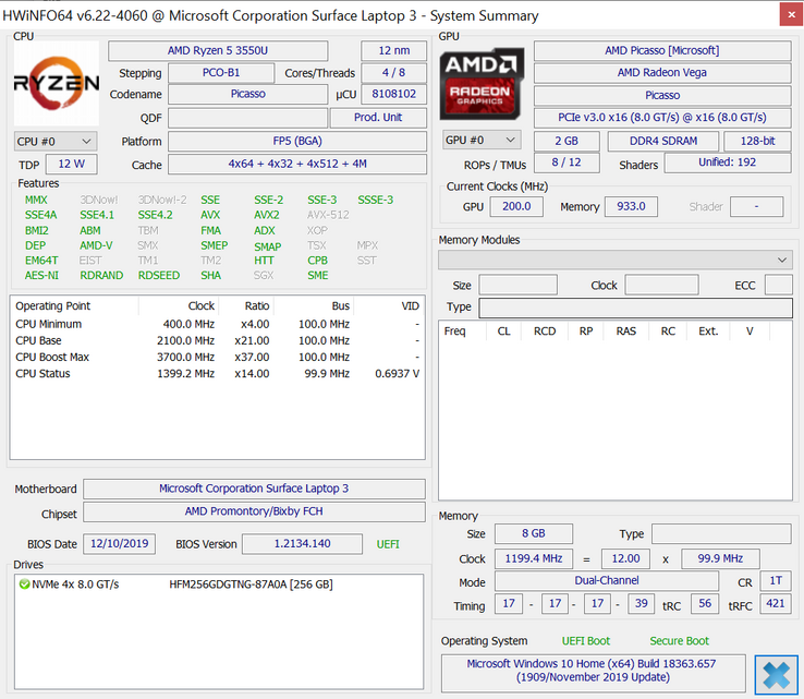 Microsoft Surface Laptop 3