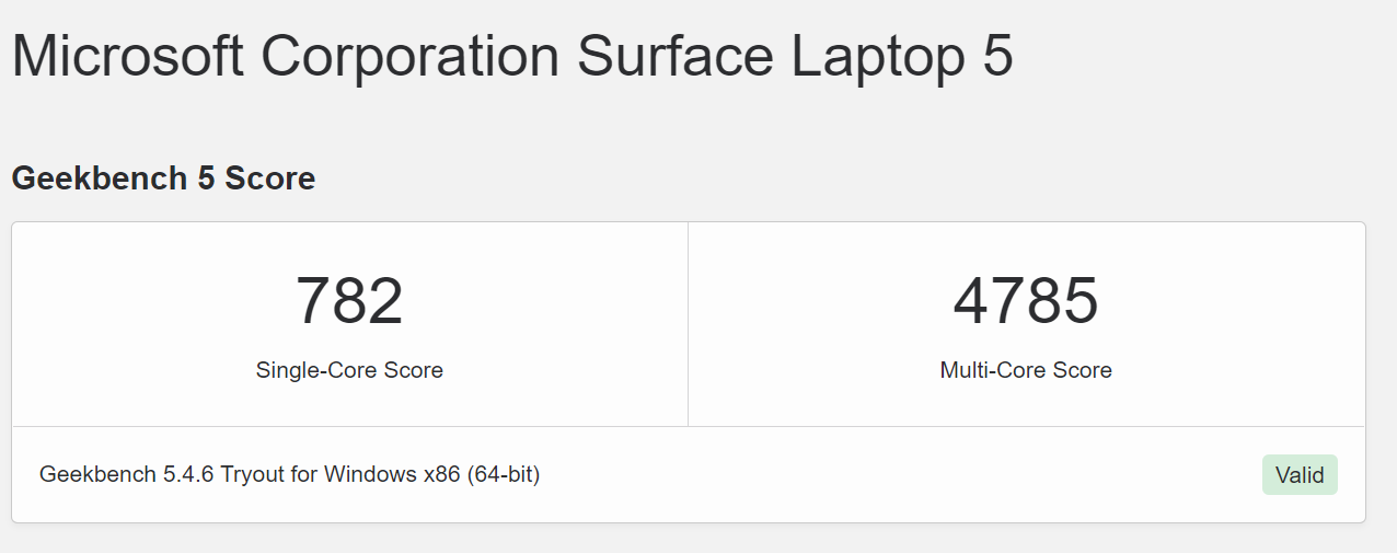 Microsoft Surface Laptop 5