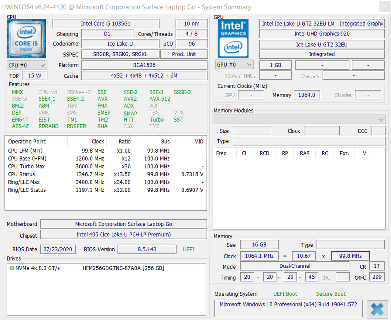 Microsoft Surface Laptop Go