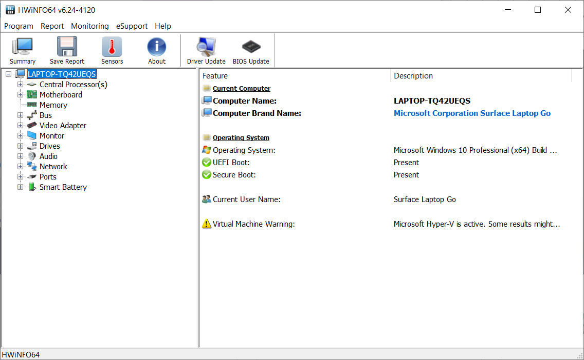 Microsoft Surface Laptop Go