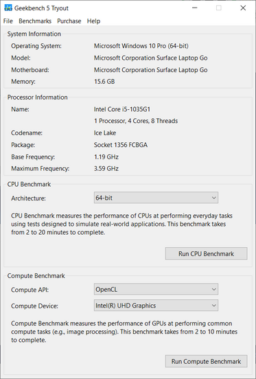 Microsoft Surface Laptop Go