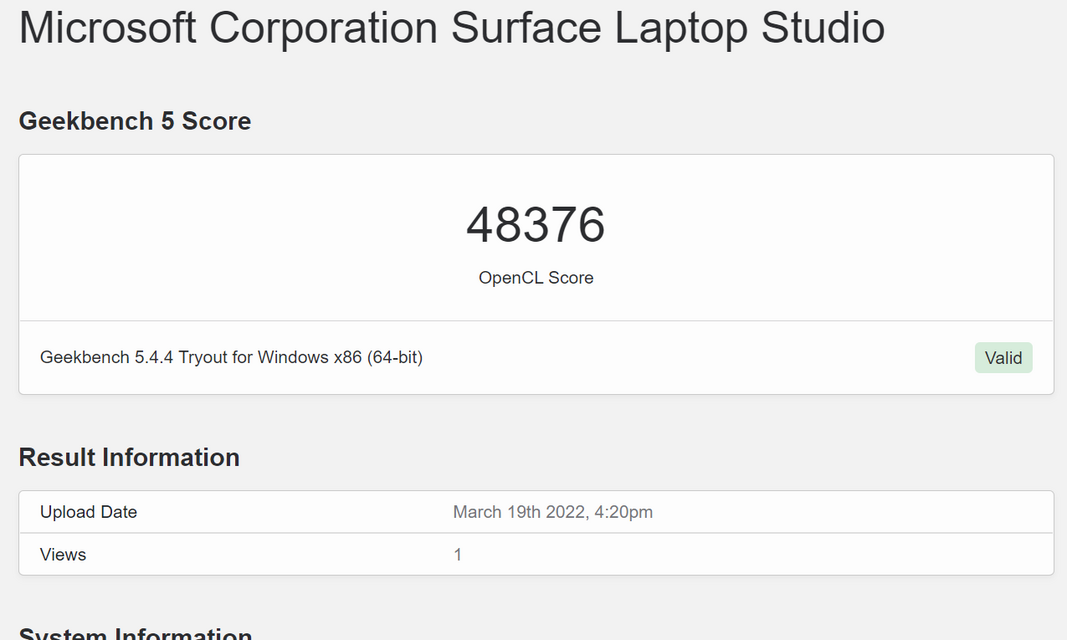 Microsoft Surface Laptop Studio