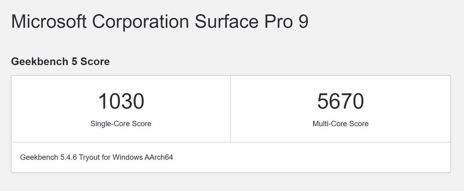 Microsoft Surface Pro 9