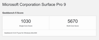 Microsoft Surface Pro 9