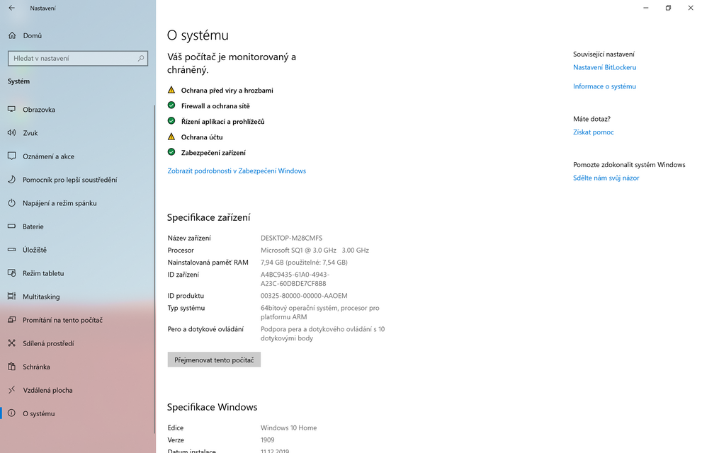 Microsoft Surface Pro X