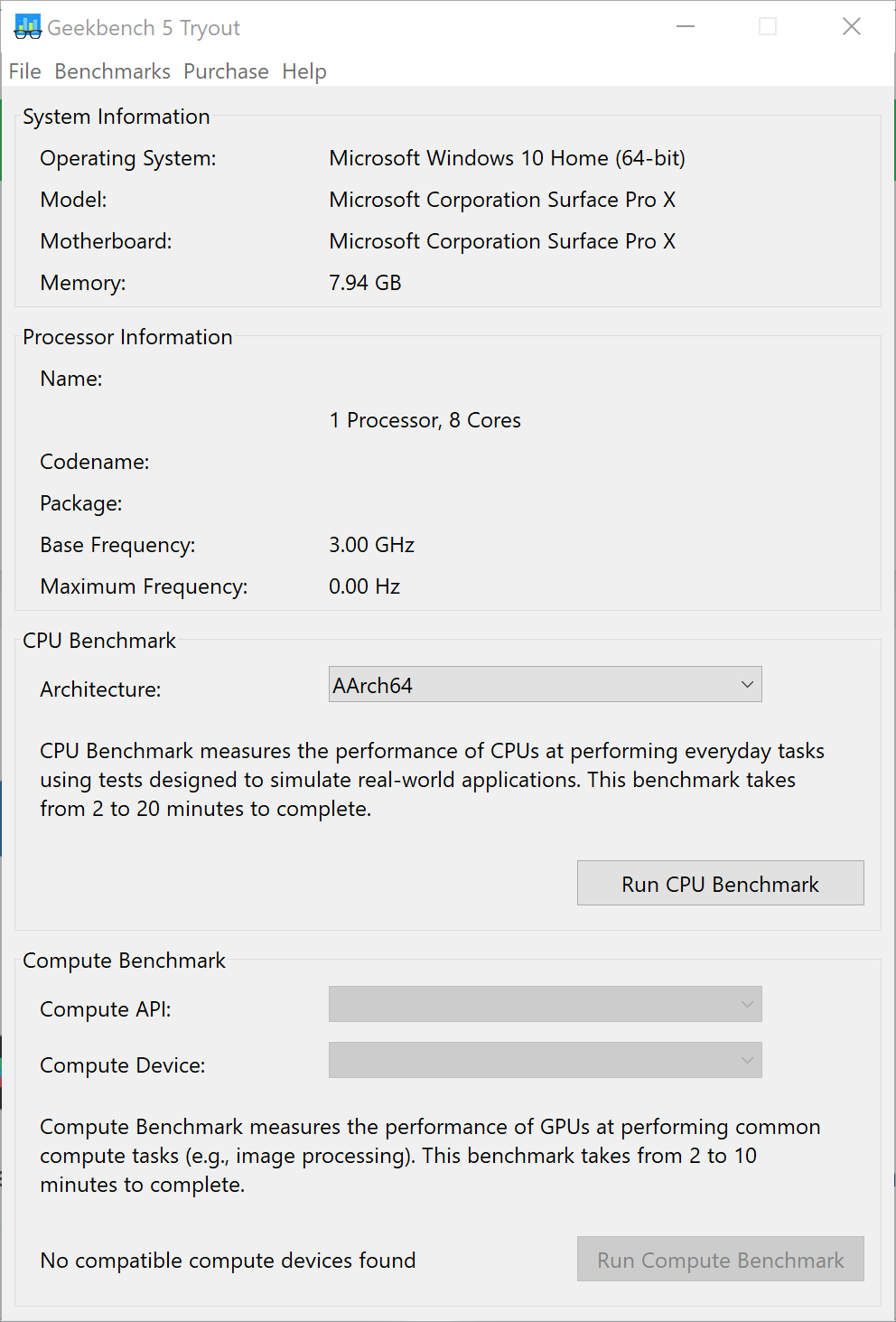 Microsoft Surface Pro X