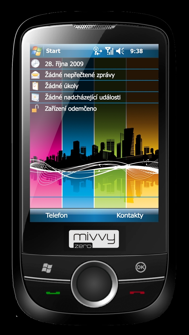 Mivvy Zero: Windows Mobile 6.5 v češtině za hubičku