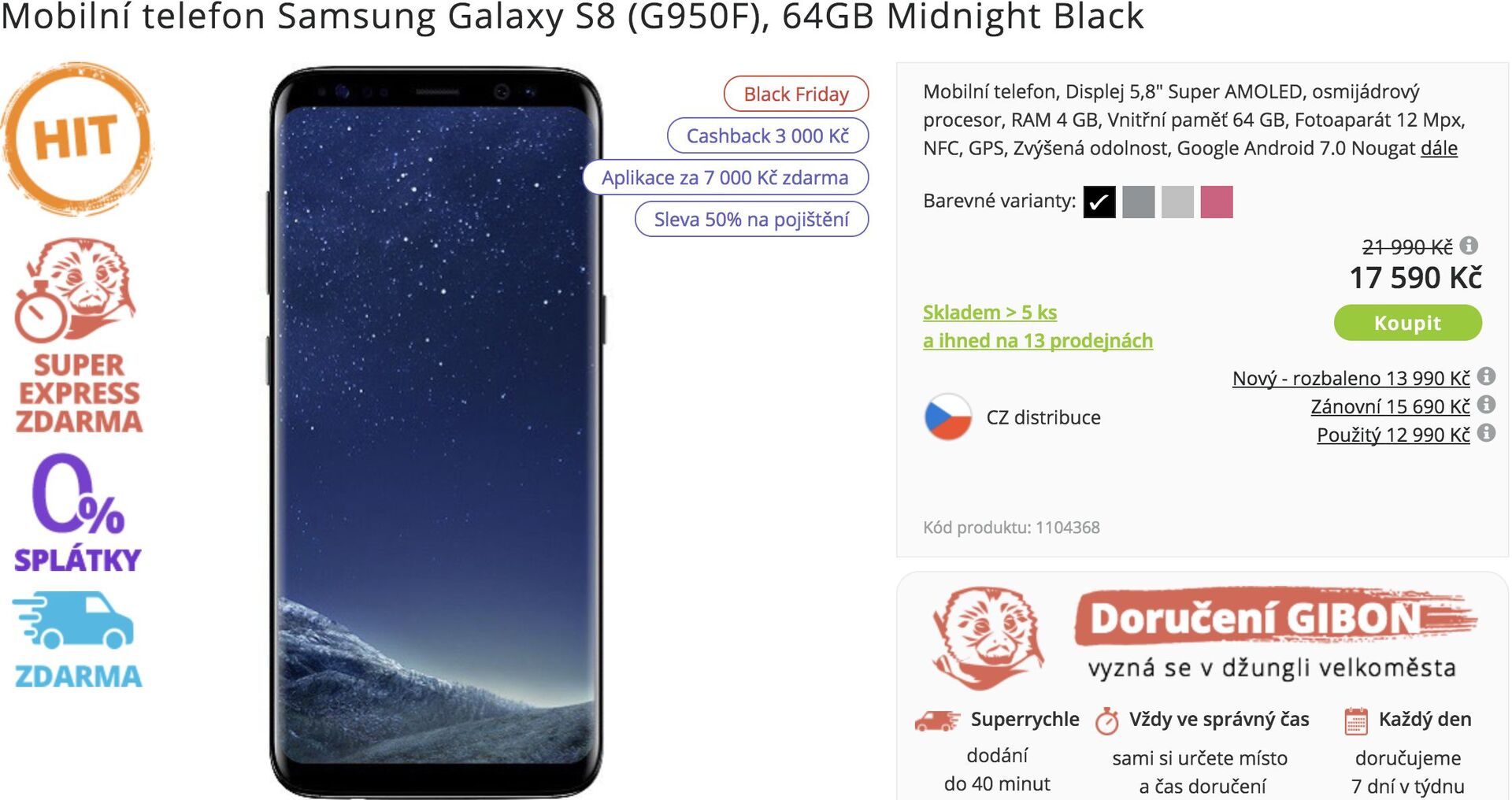 Mobil Pohotovost Black Friday