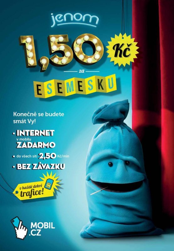 Mobil.cz - reklamní poster