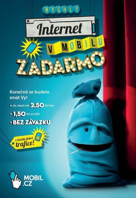 Mobil.cz - reklamní poster