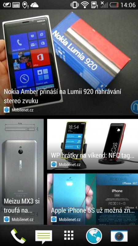 mobilenet.cz v BlinkFeedu