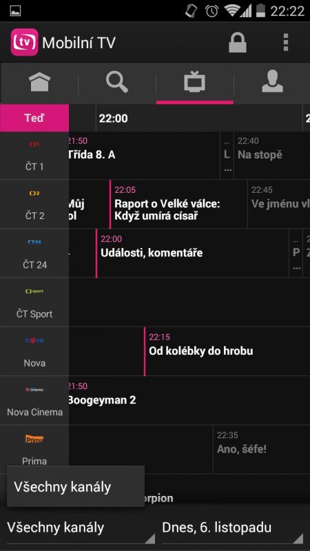 Mobilní T-Mobile TV
