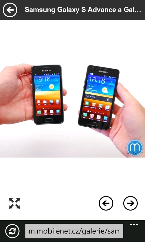 mobilní verze mobilenet.cz