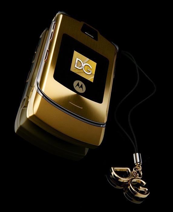 Motorazr V3i Dolce &amp; Gabbana: zlatý luxus (Aktualizováno)