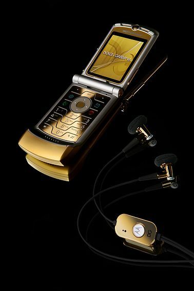 Motorazr V3i Dolce &amp; Gabbana: zlatý luxus (Aktualizováno)