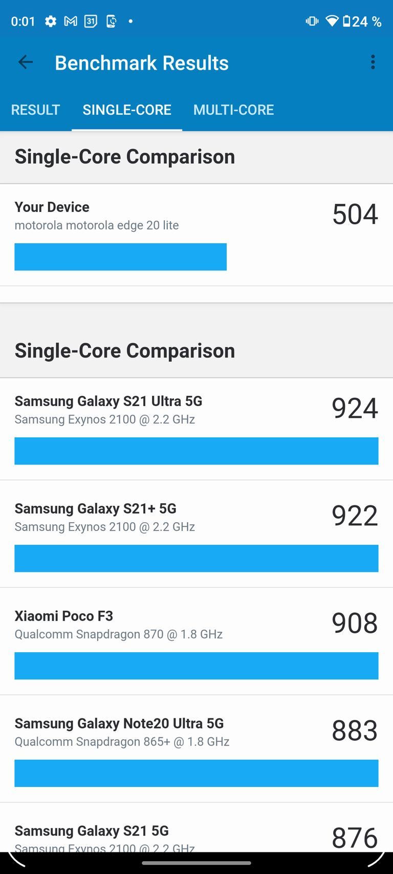 Motorola Edge 20 Lite