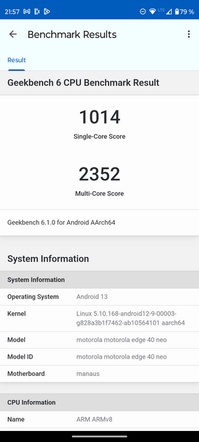Motorola Edge 40 Neo