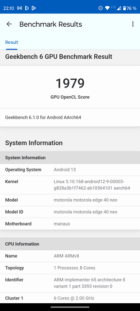 Motorola Edge 40 Neo