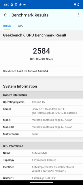 Motorola Edge 60 Fusion
