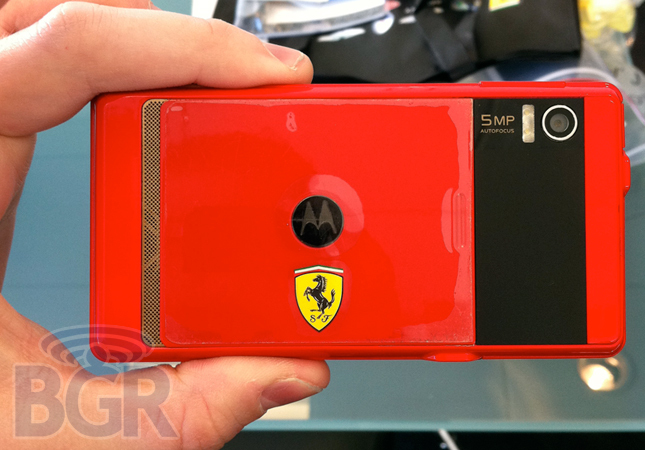Motorola Milestone Ferrari edition