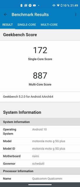 Motorola Moto G 5G Plus