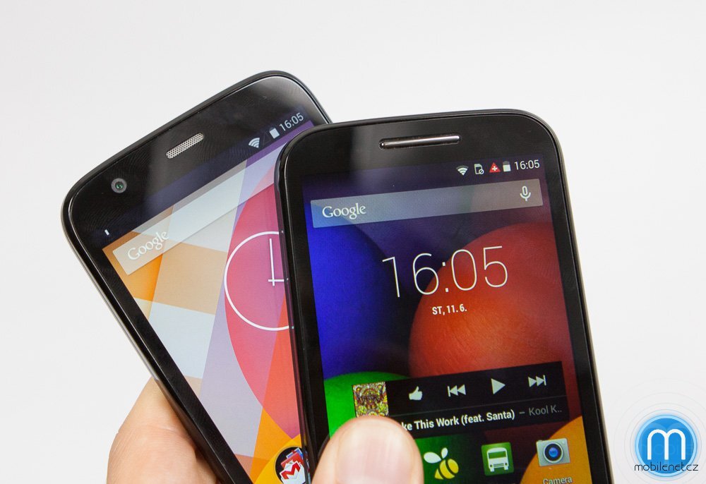 Motorola Moto G a Moto E