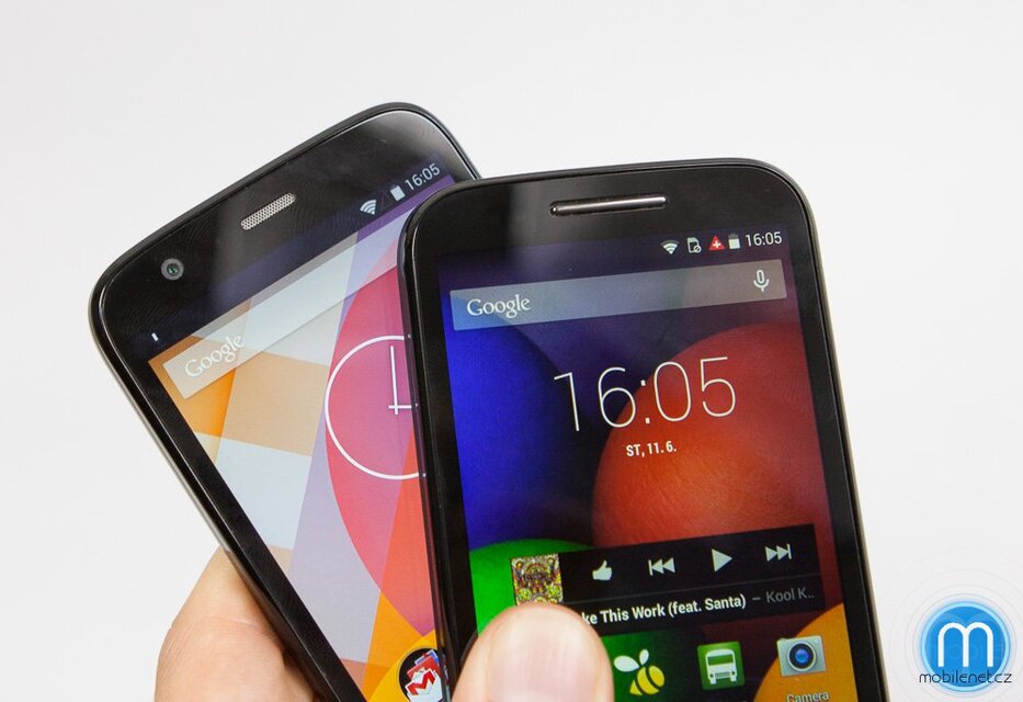 Motorola Moto G a Moto E