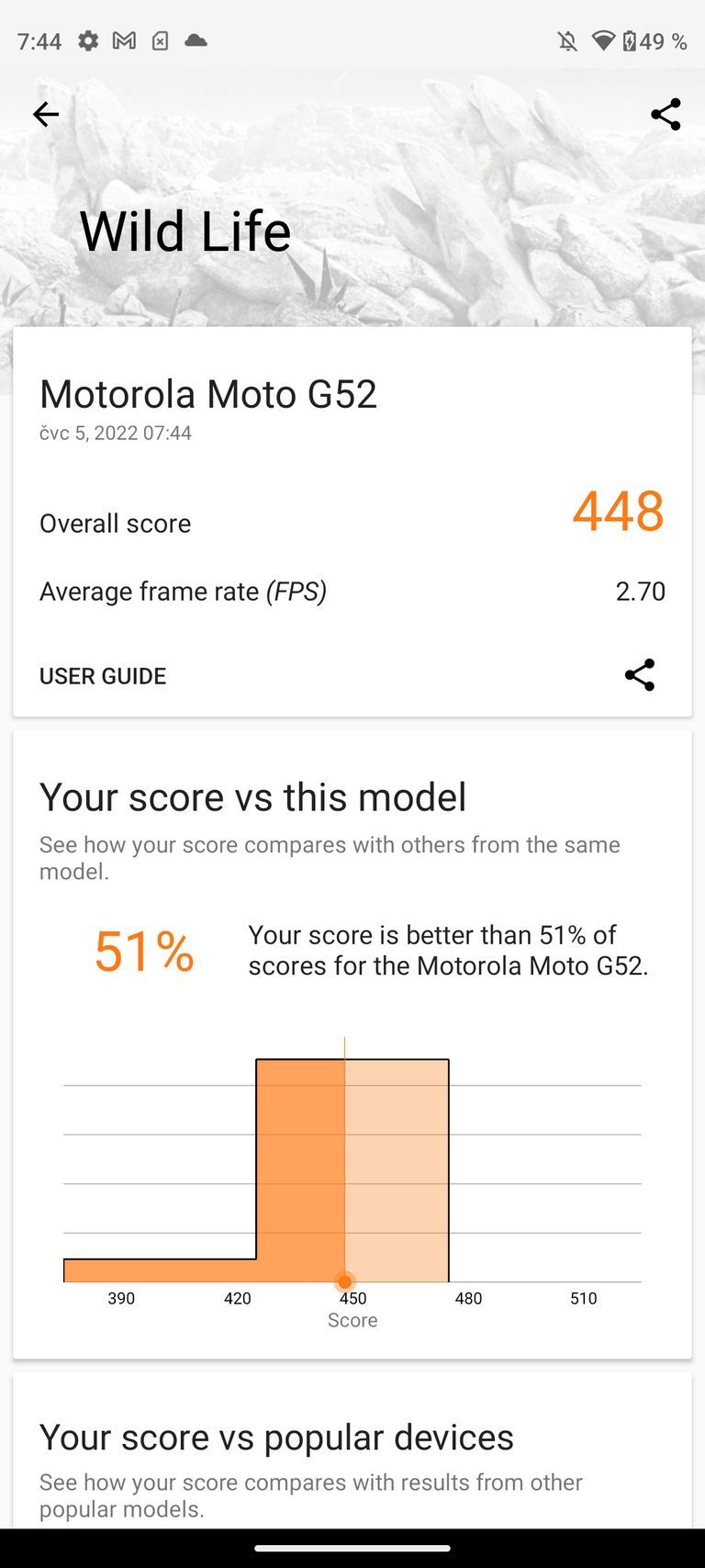 Motorola Moto G52