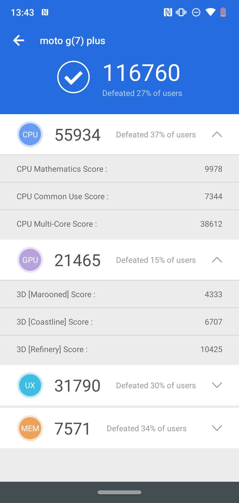 Motorola Moto G7 Plus