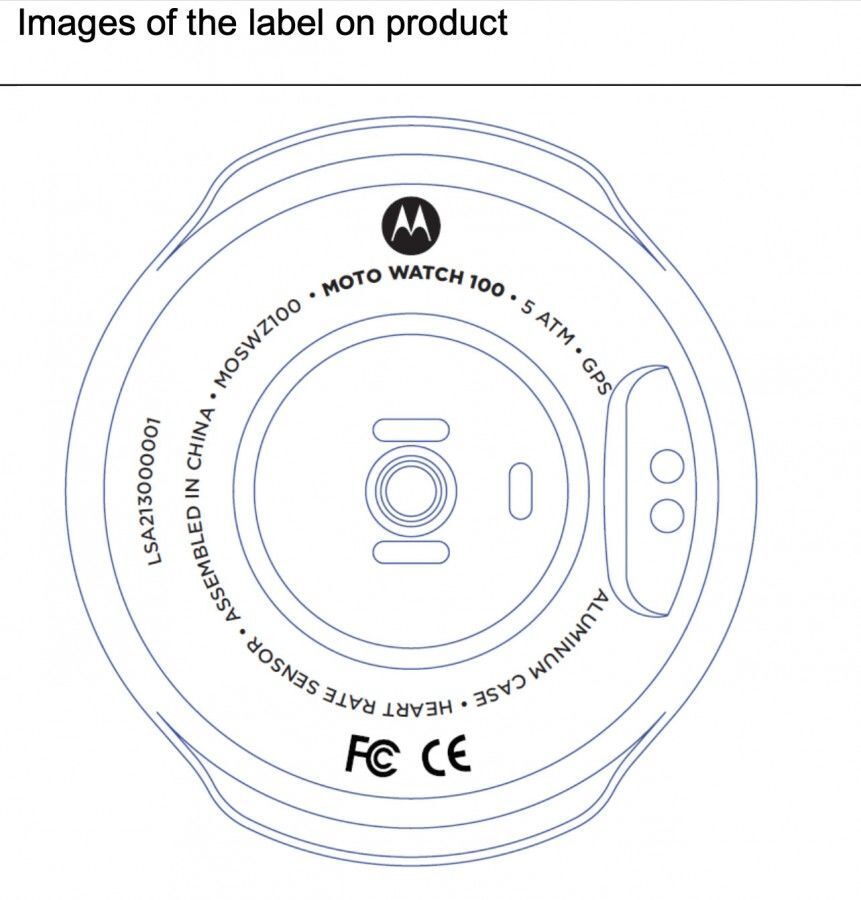 Motorola Moto Watch 100