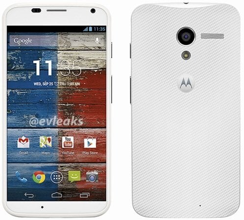 Motorola Moto X v bílém provedení