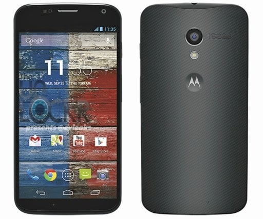 Motorola Moto X v černém provedení