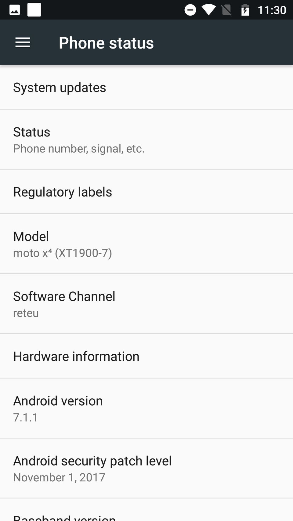 Motorola Moto X4