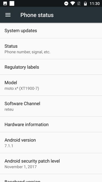 Motorola Moto X4