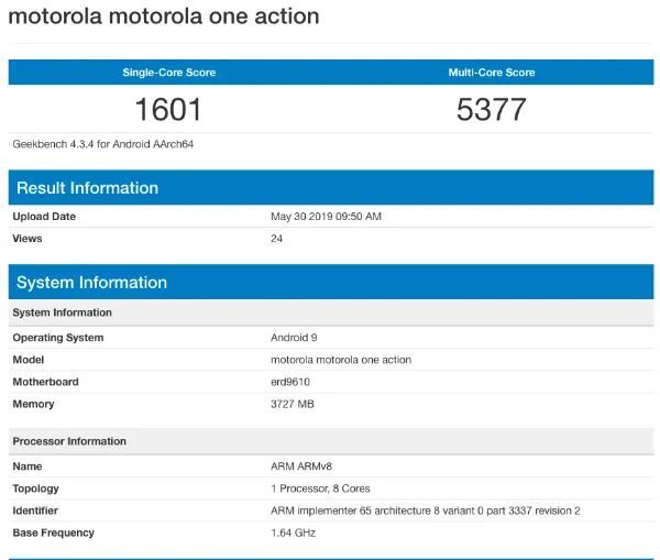 Motorola One Action
