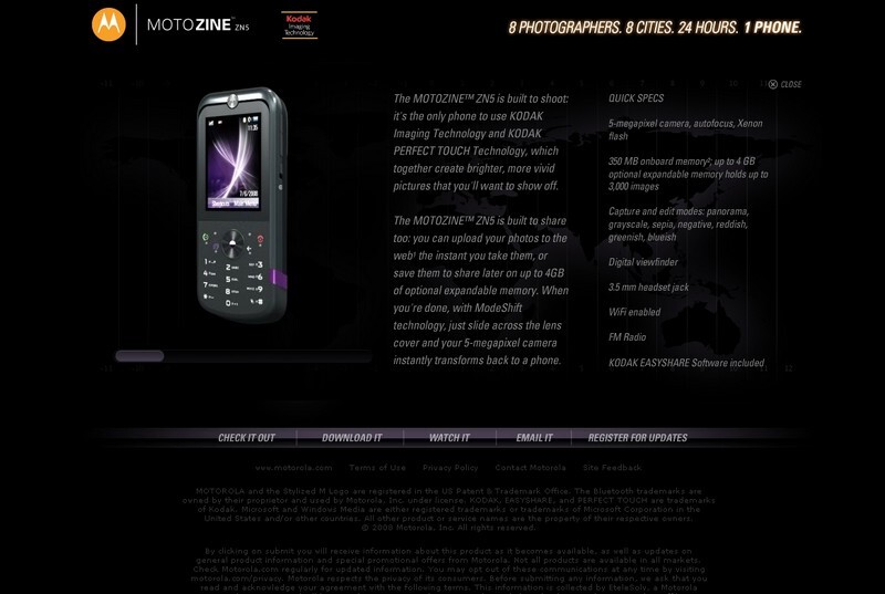 Motorola Zine ZN5