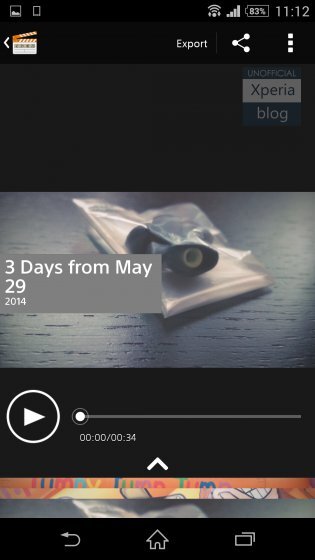 Movie Creator pro Sony Xperia Z2