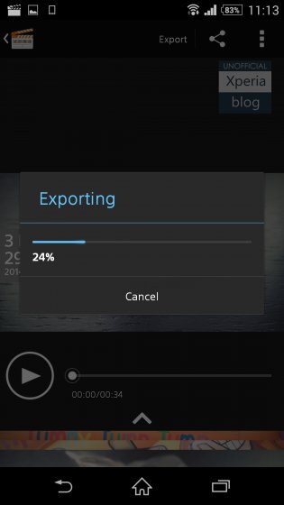 Movie Creator pro Sony Xperia Z2