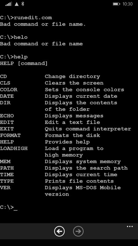 MS-DOS Mobile