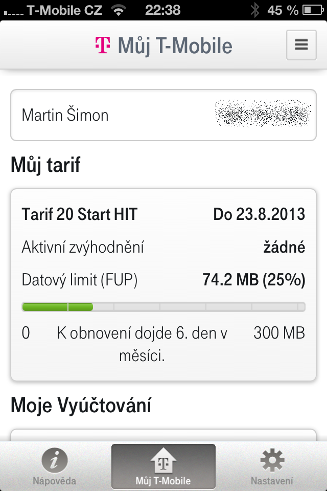 Můj T-Mobile (iOS)