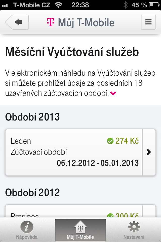 Můj T-Mobile (iOS)
