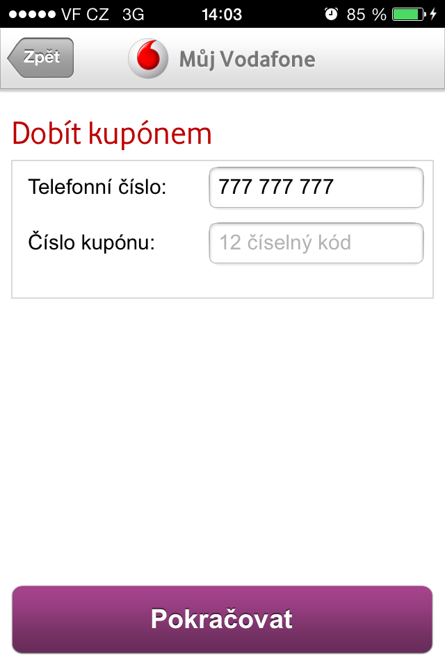 Můj Vodafone