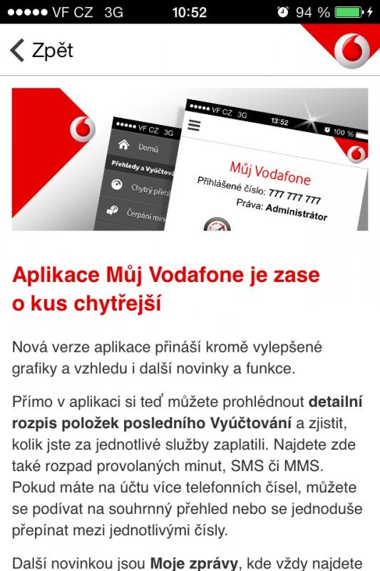 Můj Vodafone