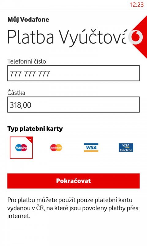 Můj Vodafone