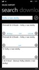 Music Import pro Windows Phone