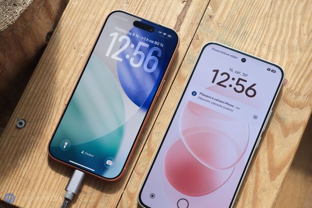 Nabíjení iPhonu 17 Pro pomocí Redmi Note 17 Pro Max