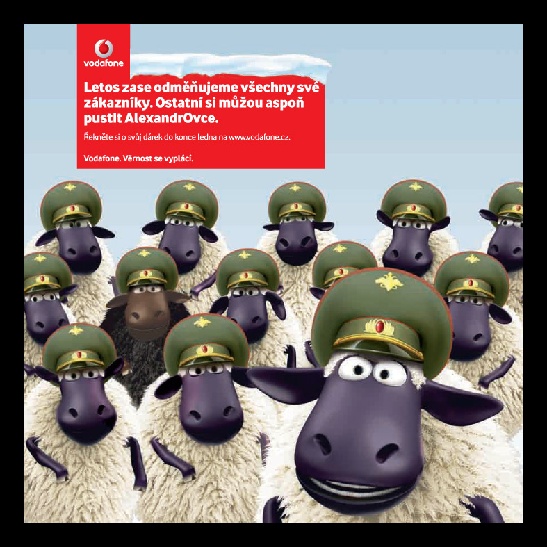 Nápor oveček od Vodafonu sílí: kde všude nás zastihnou?