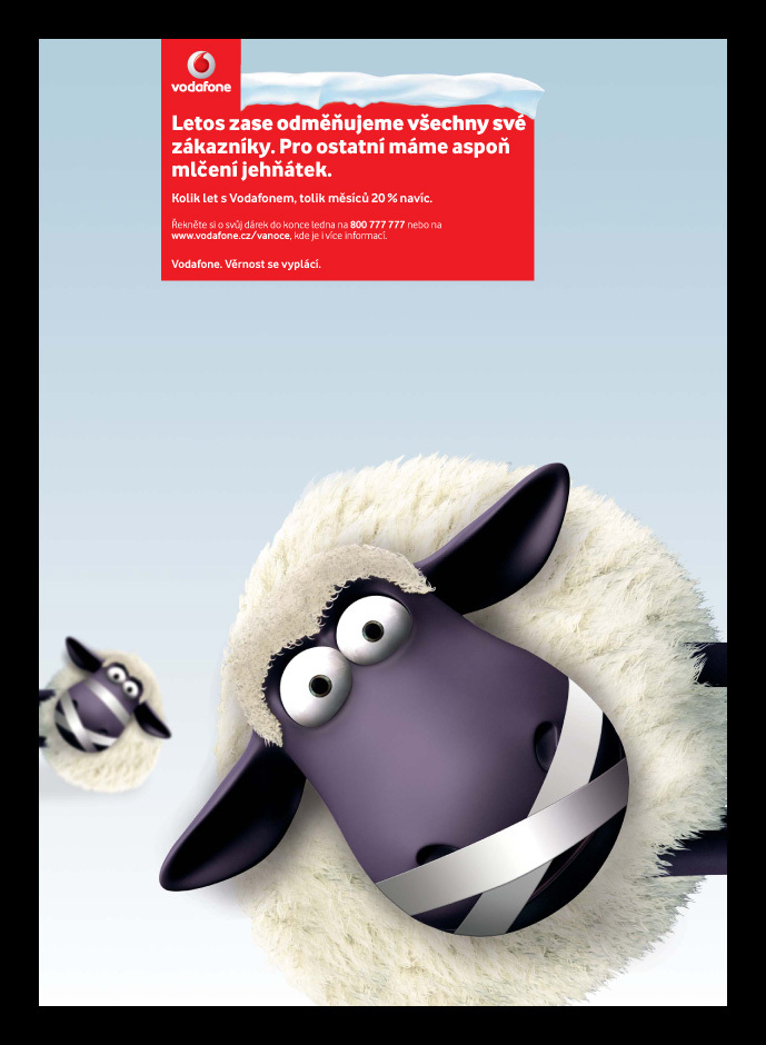 Nápor oveček od Vodafonu sílí: kde všude nás zastihnou?