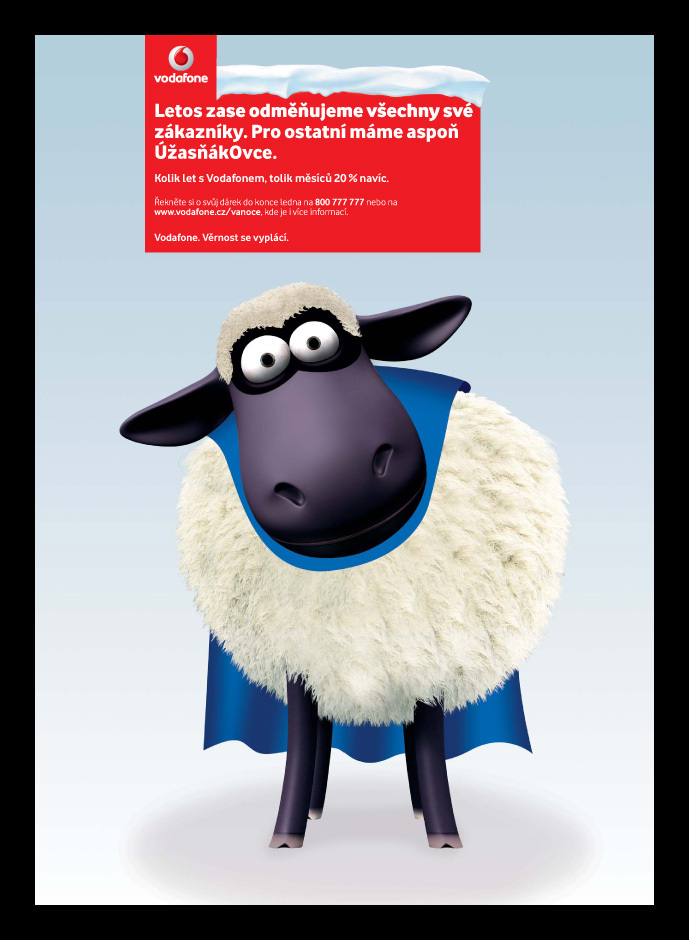 Nápor oveček od Vodafonu sílí: kde všude nás zastihnou?